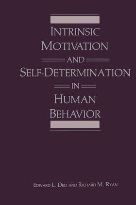 Deci / Ryan |  Intrinsic Motivation and Self-Determination in Human Behavior | Buch |  Sack Fachmedien