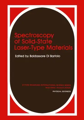 Di Bartolo / Armagan |  Spectroscopy of Solid-State Laser-Type Materials | Buch |  Sack Fachmedien