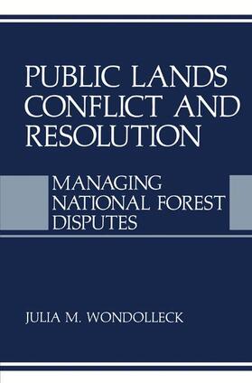 Wondolleck |  Public Lands Conflict and Resolution | Buch |  Sack Fachmedien