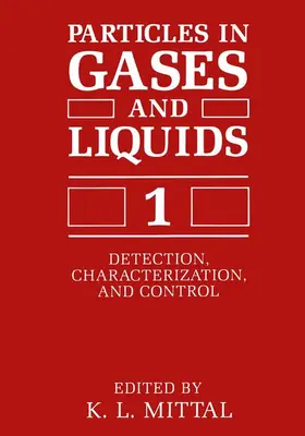 Mittal |  Particles in Gases and Liquids 1 | Buch |  Sack Fachmedien