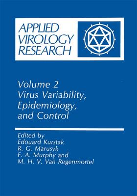 Kurstak / Van Regenmortel / Marusyk |  Virus Variability, Epidemiology and Control | Buch |  Sack Fachmedien