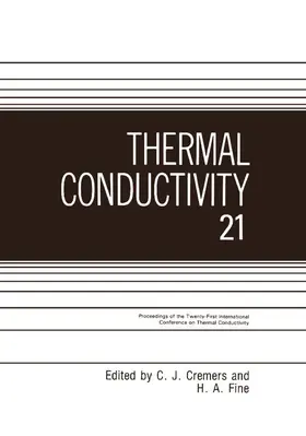 Fine / Cremers |  Thermal Conductivity | Buch |  Sack Fachmedien