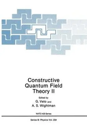 Velo / Wightman |  Constructive Quantum Field Theory II | Buch |  Sack Fachmedien