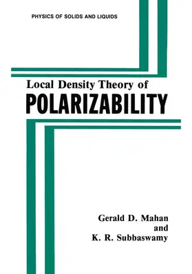 Subbaswamy / Mahan |  Local Density Theory of Polarizability | Buch |  Sack Fachmedien