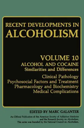 Galanter |  Recent Developments in Alcoholism | Buch |  Sack Fachmedien