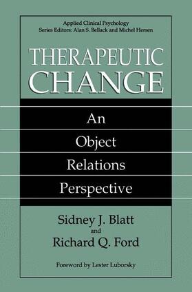 Ford / Blatt |  Therapeutic Change | Buch |  Sack Fachmedien