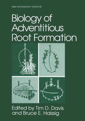 Haissig / Davis |  Biology of Adventitious Root Formation | Buch |  Sack Fachmedien