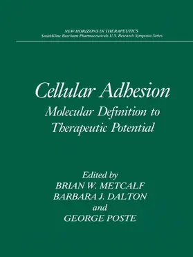 Metcalf / Poste / Dalton |  Cellular Adhesion | Buch |  Sack Fachmedien