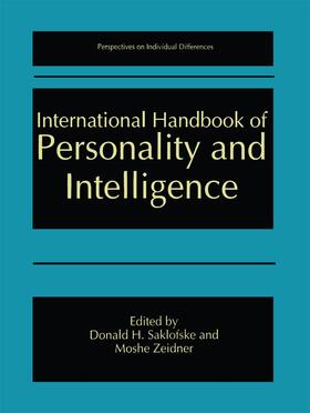 Zeidner / Saklofske |  International Handbook of Personality and Intelligence | Buch |  Sack Fachmedien