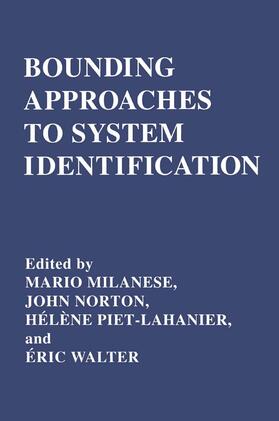 Milanese / Walter / Norton |  Bounding Approaches to System Identification | Buch |  Sack Fachmedien