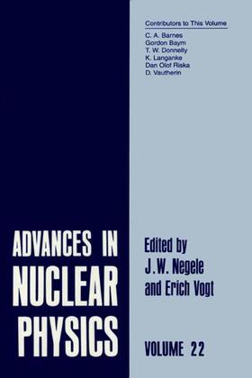 Vogt / Negele |  Advances in Nuclear Physics | Buch |  Sack Fachmedien