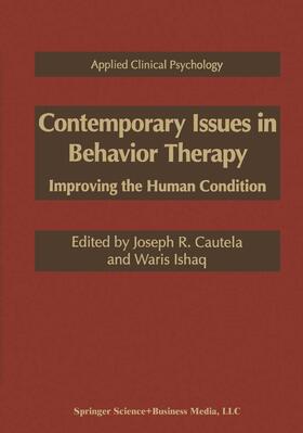 Ishaq / Cautela |  Contemporary Issues in Behavior Therapy | Buch |  Sack Fachmedien