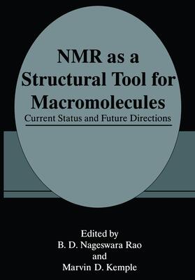 Kemple / Rao |  NMR as a Structural Tool for Macromolecules | Buch |  Sack Fachmedien