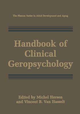 Van Hasselt / Hersen |  Handbook of Clinical Geropsychology | Buch |  Sack Fachmedien