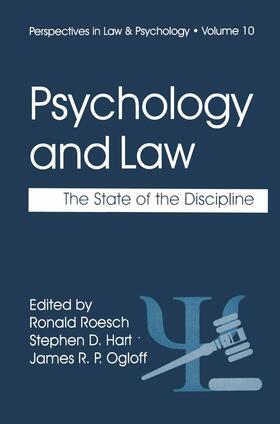 Roesch / Hart / Ogloff |  Psychology and Law | Buch |  Sack Fachmedien