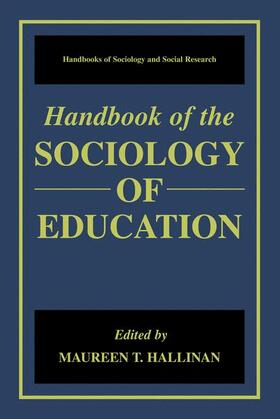 Hallinan |  Handbook of the Sociology of Education | Buch |  Sack Fachmedien
