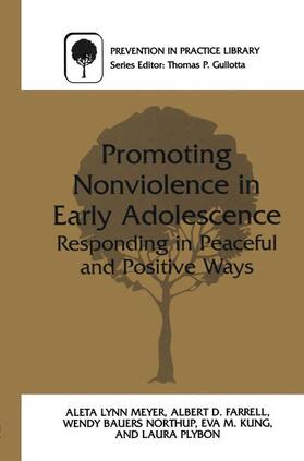 Meyer / Farrell / Plybon |  Promoting Nonviolence in Early Adolescence | Buch |  Sack Fachmedien