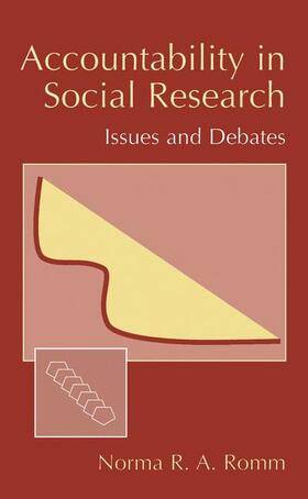 Romm |  Accountability in Social Research | Buch |  Sack Fachmedien