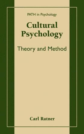 Ratner |  Cultural Psychology | Buch |  Sack Fachmedien