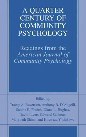 Revenson / D'Augelli / French |  A Quarter Century of Community Psychology | Buch |  Sack Fachmedien