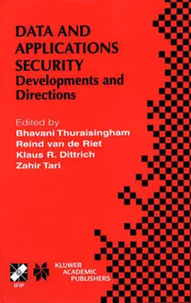 Thuraisingham / van de Riet / Dittrich |  Data and Application Security | eBook | Sack Fachmedien