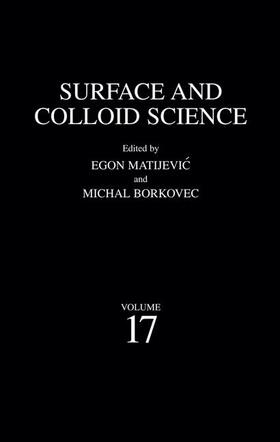 Borkovec / Matijevic |  Surface and Colloid Science | Buch |  Sack Fachmedien