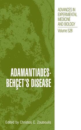 Zouboulis |  Adamantiades-Behçet's Disease | Buch |  Sack Fachmedien