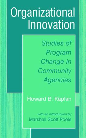 Poole / Kaplan |  Organizational Innovation | Buch |  Sack Fachmedien