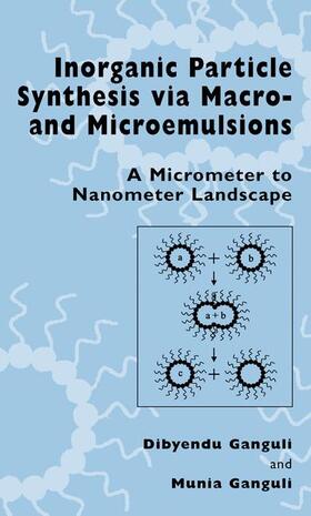 Ganguli |  Inorganic Particle Synthesis Via Macro and Microemulsions | Buch |  Sack Fachmedien