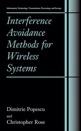 Rose / Popescu |  Interference Avoidance Methods for Wireless Systems | Buch |  Sack Fachmedien