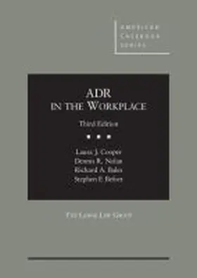 Cooper |  ADR in the Workplace | Buch |  Sack Fachmedien