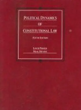 Fisher |  Political Dynamics of Constitutional Law | Buch |  Sack Fachmedien