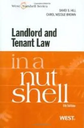  Landlord and Tenant Law in a Nutshell | Buch |  Sack Fachmedien