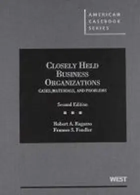  Closely Held Business Organizations | Buch |  Sack Fachmedien