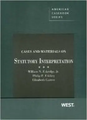  Cases and Materials on Statutory Interpretation | Buch |  Sack Fachmedien