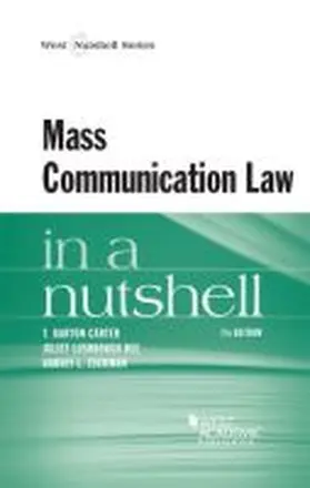 Carter |  Mass Communication Law in a Nutshell | Buch |  Sack Fachmedien