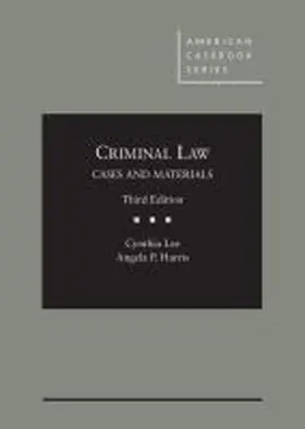  Criminal Law | Buch |  Sack Fachmedien