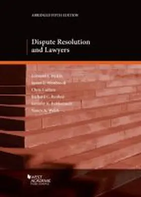 Riskin |  Dispute Resolution and Lawyers | Buch |  Sack Fachmedien