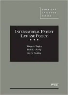 Bagley |  International Patent Law and Policy | Buch |  Sack Fachmedien