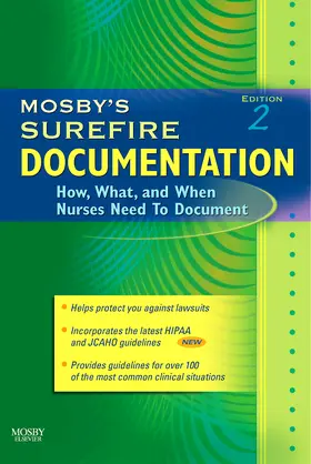 Mosby |  Mosby's Surefire Documentation | Buch |  Sack Fachmedien