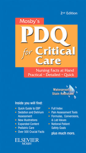 Stillwell |  Mosby's Nursing PDQ for Critical Care | Buch |  Sack Fachmedien