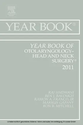 Sindwani MD / Sindwani |  Year Book of Otolaryngology - Head and Neck Surgery 2011 | eBook | Sack Fachmedien