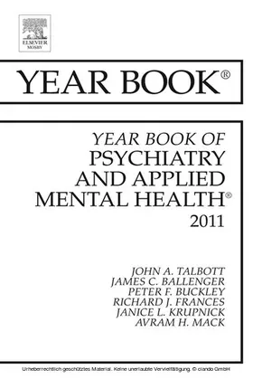 Talbot MD / Talbot |  Year Book of Psychiatry and Applied Mental Health 2011 | eBook | Sack Fachmedien