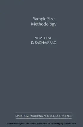 Desu |  Sample Size Methodology | eBook | Sack Fachmedien