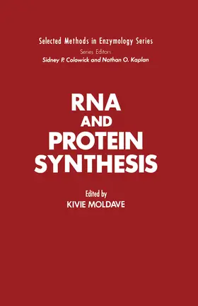 Moldave |  RNA and Protein Synthesis | eBook | Sack Fachmedien