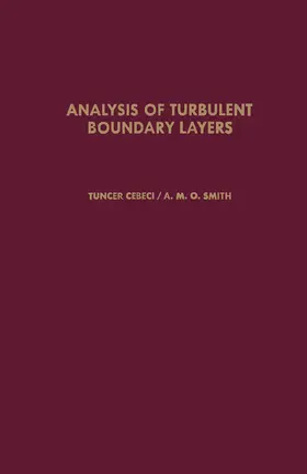 Cebeci |  Analysis of Turbulent Boundary Layers | eBook | Sack Fachmedien