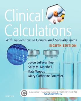 Kee / Marshall |  Clinical Calculations | Buch |  Sack Fachmedien