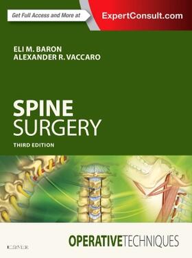 Baron / Vaccaro |  Operative Techniques: Spine Surgery | Buch |  Sack Fachmedien