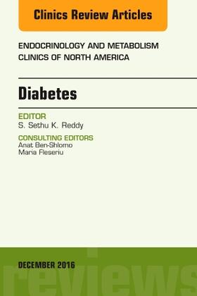 Reddy |  Diabetes, an Issue of Endocrinology and Metabolism Clinics of North America | Buch |  Sack Fachmedien