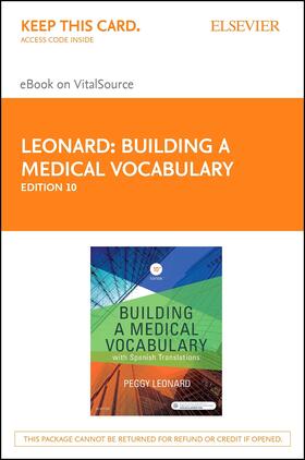 Leonard |  Building a Medical Vocabulary - E-Book | eBook | Sack Fachmedien